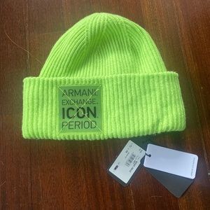 Armani exchange woolen beanie hat. Unisex.